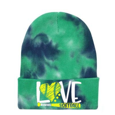 Softball Saying Tie Dye 12in Knit Beanie