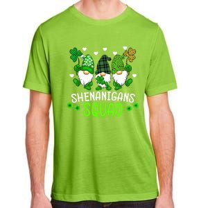 Shenanigans Squad St Patricks Day Gnomes Green Proud Irish Adult ChromaSoft Performance T-Shirt