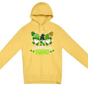 Shenanigans Squad St Patricks Day Gnomes Green Proud Irish Premium Pullover Hoodie