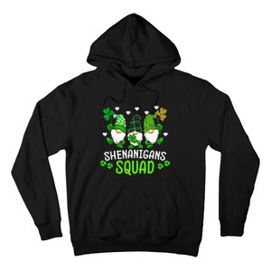 Shenanigans Squad St Patricks Day Gnomes Green Proud Irish Hoodie