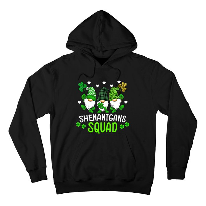 Shenanigans Squad St Patricks Day Gnomes Green Proud Irish Hoodie