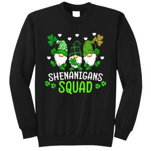 Shenanigans Squad St Patricks Day Gnomes Green Proud Irish Sweatshirt