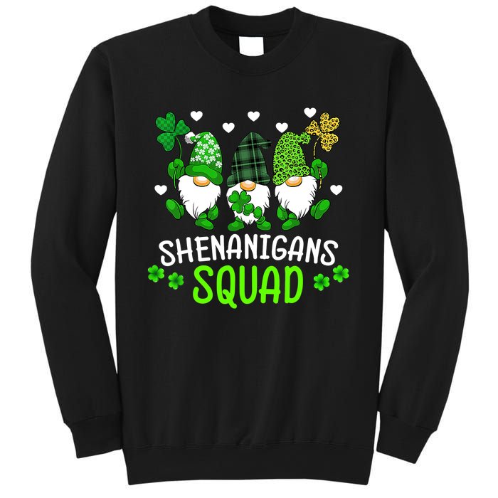 Shenanigans Squad St Patricks Day Gnomes Green Proud Irish Sweatshirt