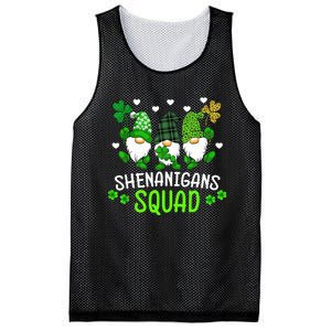 Shenanigans Squad St Patricks Day Gnomes Green Proud Irish Mesh Reversible Basketball Jersey Tank