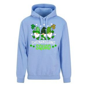 Shenanigans Squad St Patricks Day Gnomes Green Proud Irish Unisex Surf Hoodie