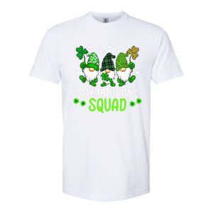 Shenanigans Squad St Patricks Day Gnomes Green Proud Irish Softstyle CVC T-Shirt