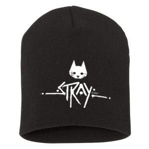 Stray Shirt Stray Video Game Shirt Cat Adventure Short Acrylic Beanie