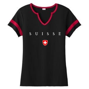 Switzerland Suisse Ladies Halftime Notch Neck Tee