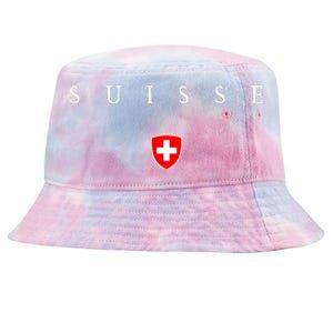 Switzerland Suisse Tie-Dyed Bucket Hat