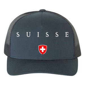 Switzerland Suisse Yupoong Adult 5-Panel Trucker Hat