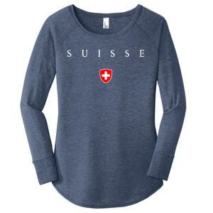 Switzerland Suisse Women's Perfect Tri Tunic Long Sleeve Shirt