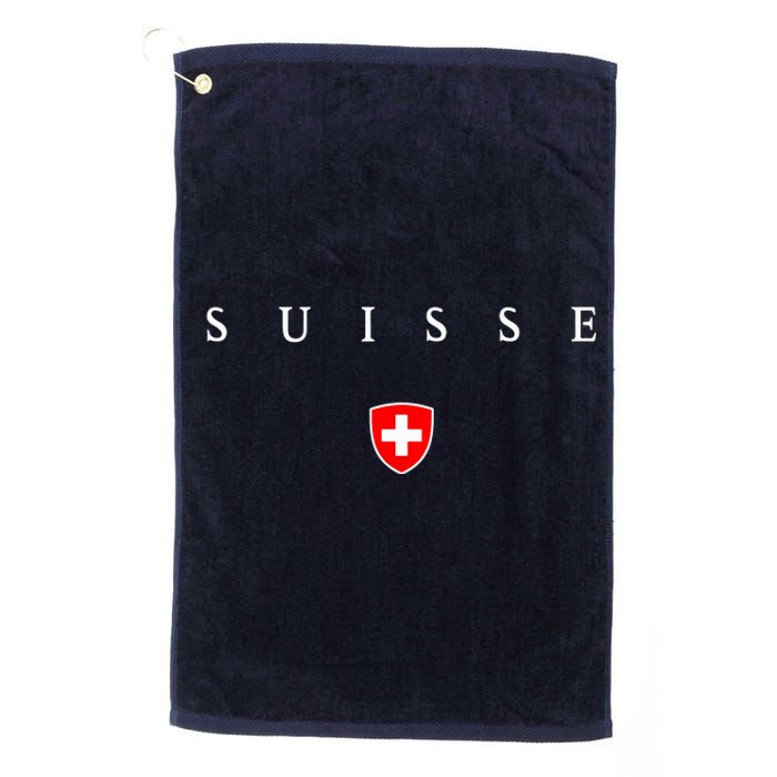 Switzerland Suisse Platinum Collection Golf Towel