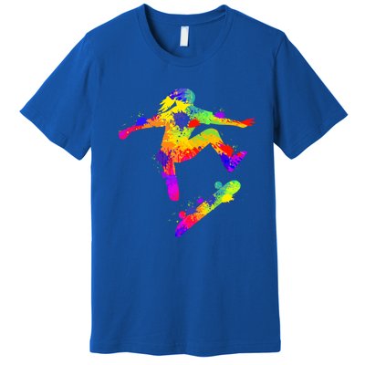 Skateboarder Skater Skateboard Skateboarding Great Gift Premium T-Shirt