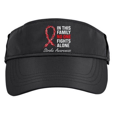 Stroke Survivor Stroke Awareness Red Ribbon Adult Drive Performance Visor