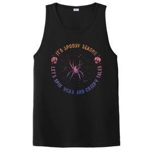 Spooky Season Spin Webs Creepy Tales Halloween Spider Lover PosiCharge Competitor Tank