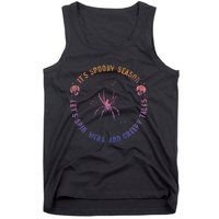 Spooky Season Spin Webs Creepy Tales Halloween Spider Lover Tank Top