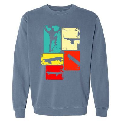 Skater Skateboarder Garment-Dyed Sweatshirt