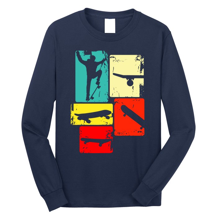 Skater Skateboarder Long Sleeve Shirt