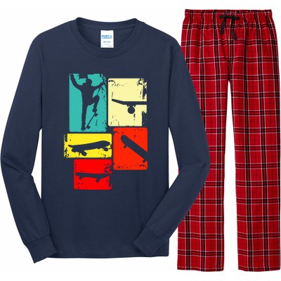 Skater Skateboarder Long Sleeve Pajama Set