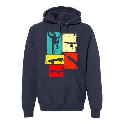 Skater Skateboarder Premium Hoodie