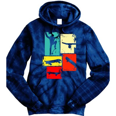 Skater Skateboarder Tie Dye Hoodie