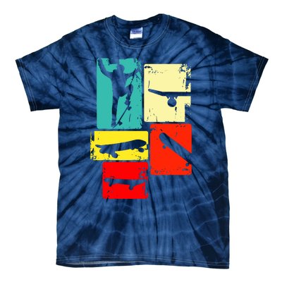 Skater Skateboarder Tie-Dye T-Shirt