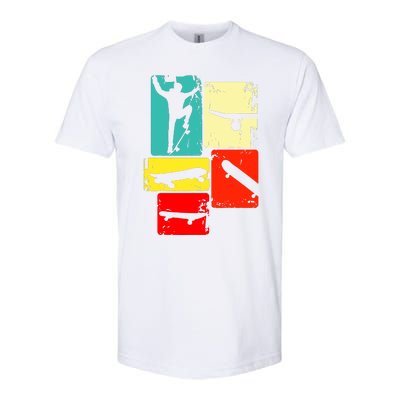 Skater Skateboarder Softstyle CVC T-Shirt