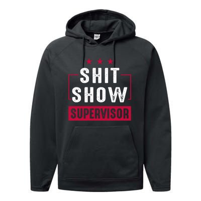 ShitShow Supervisor Performance Fleece Hoodie