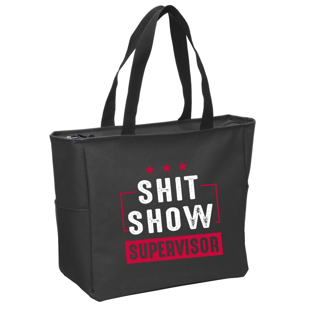 ShitShow Supervisor Zip Tote Bag