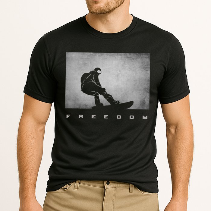 Snowboard Snowboarding Snowboarder Snowboard Cooling Performance Crew T-Shirt