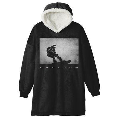 Snowboard Snowboarding Snowboarder Snowboard Hooded Wearable Blanket