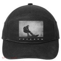 Snowboard Snowboarding Snowboarder Snowboard 7-Panel Snapback Hat