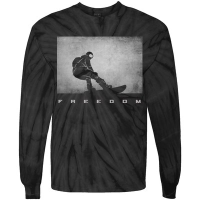 Snowboard Snowboarding Snowboarder Snowboard Tie-Dye Long Sleeve Shirt
