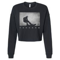Snowboard Snowboarding Snowboarder Snowboard Cropped Pullover Crew