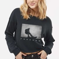 Snowboard Snowboarding Snowboarder Snowboard Cropped Pullover Crew