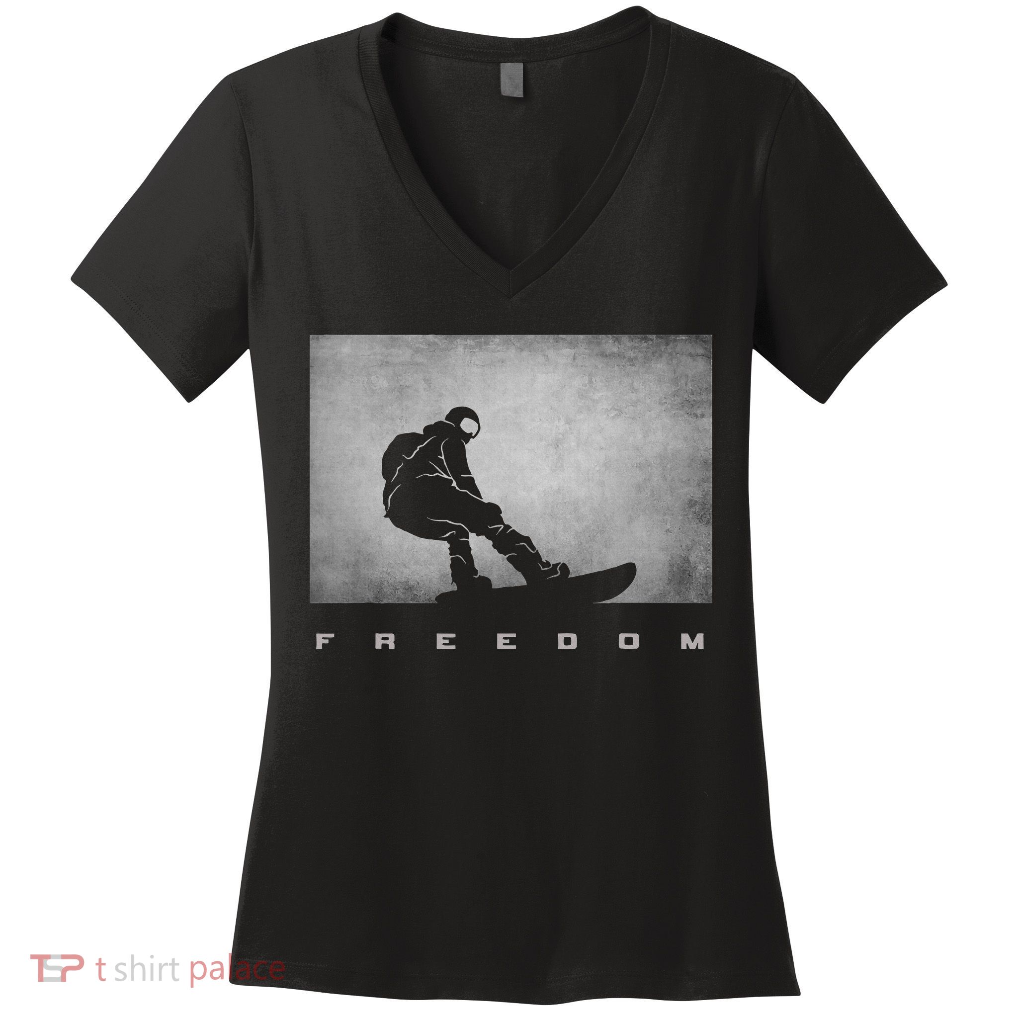 Snowboard Snowboarding Snowboarder Snowboard Women's V-Neck T-Shirt