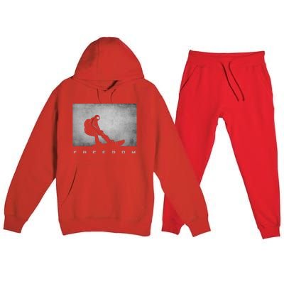 Snowboard Snowboarding Snowboarder Snowboard Premium Hooded Sweatsuit Set