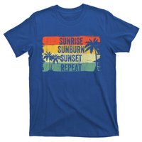 Sunrise Sunburn Sunset Repeat Summer Vacation Beach Outfit Gift T-Shirt