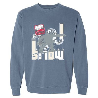 Snow Skiing Ski Graphic Gift Garment-Dyed Sweatshirt