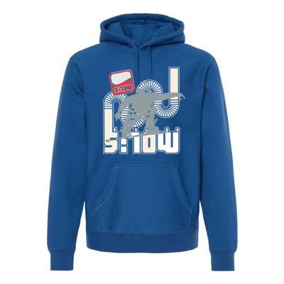 Snow Skiing Ski Graphic Gift Premium Hoodie