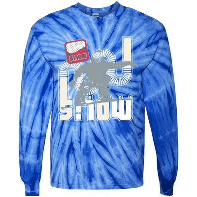 Snow Skiing Ski Graphic Gift Tie-Dye Long Sleeve Shirt