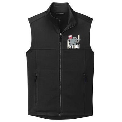 Snow Skiing Ski Graphic Gift Collective Smooth Fleece Vest