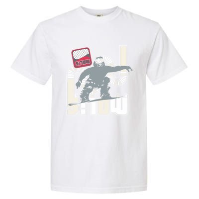 Snow Skiing Ski Graphic Gift Garment-Dyed Heavyweight T-Shirt