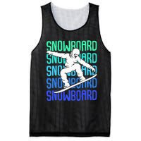 Snowboard Snowboarder Snowboarding Mesh Reversible Basketball Jersey Tank