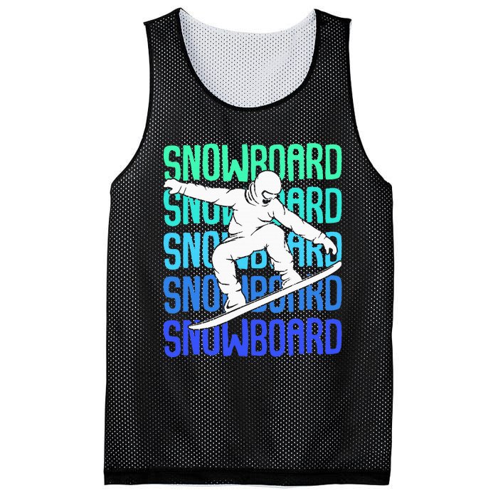 Snowboard Snowboarder Snowboarding Mesh Reversible Basketball Jersey Tank