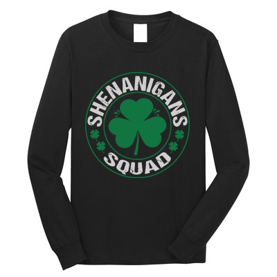 Shenanigans Squad St Patricks Day Matching Family Team Long Sleeve Shirt