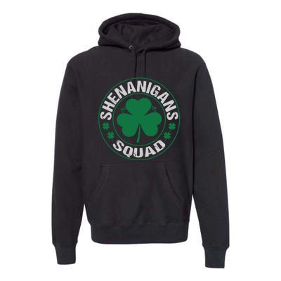 Shenanigans Squad St Patricks Day Matching Family Team Premium Hoodie