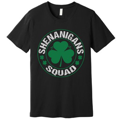 Shenanigans Squad St Patricks Day Matching Family Team Premium T-Shirt