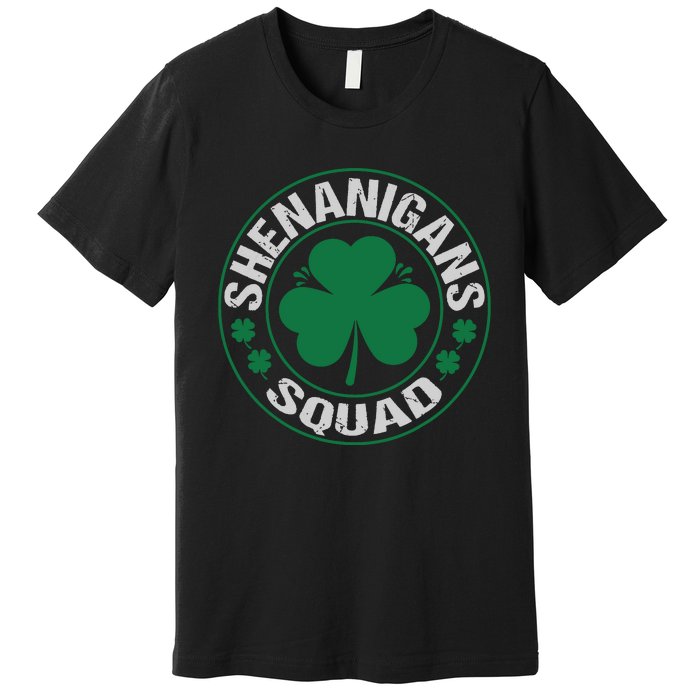 Shenanigans Squad St Patricks Day Matching Family Team Premium T-Shirt