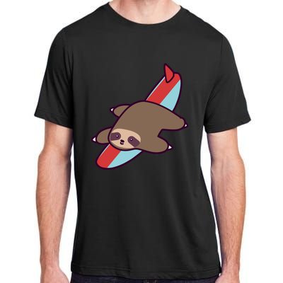 Surfing Sloth Adult ChromaSoft Performance T-Shirt